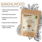 Wild Organic Sandalwood Powder For Skin And Body Pack