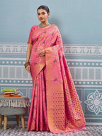 Shree Shyam Fashion Gajari Silk Saree - Distacart