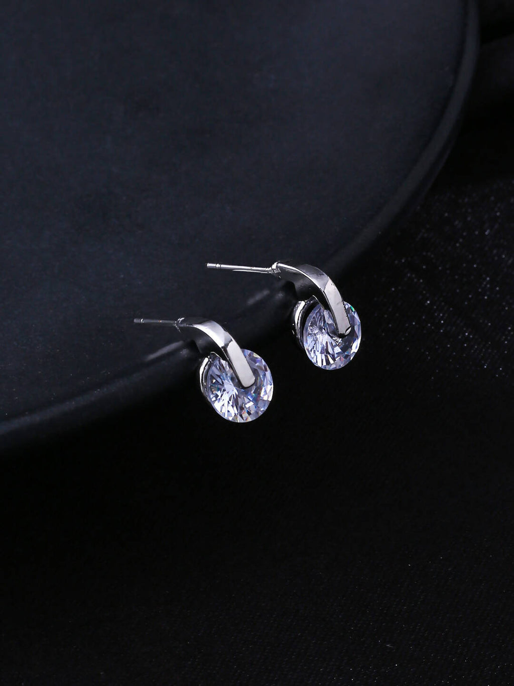 NVR Women Cz Studded Studs Earrings - Distacart