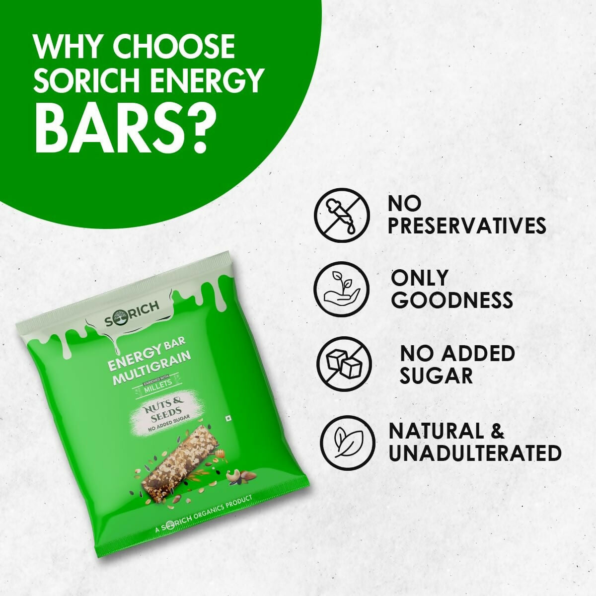 Sorich Organics Multigrain Energy Mini Bars Nut & Seeds - Distacart