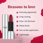 Flicka Tomato Brown Matte Finish Lipstick Shade 07