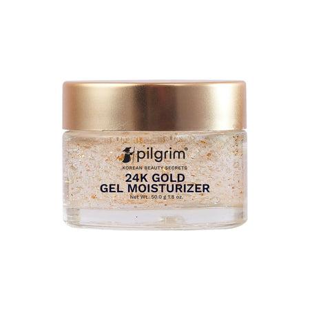 Pilgrim 24k Gold Gel Moisturizer, Reduces Dark Spots, Gives Luxurious Glow, Non-greasy