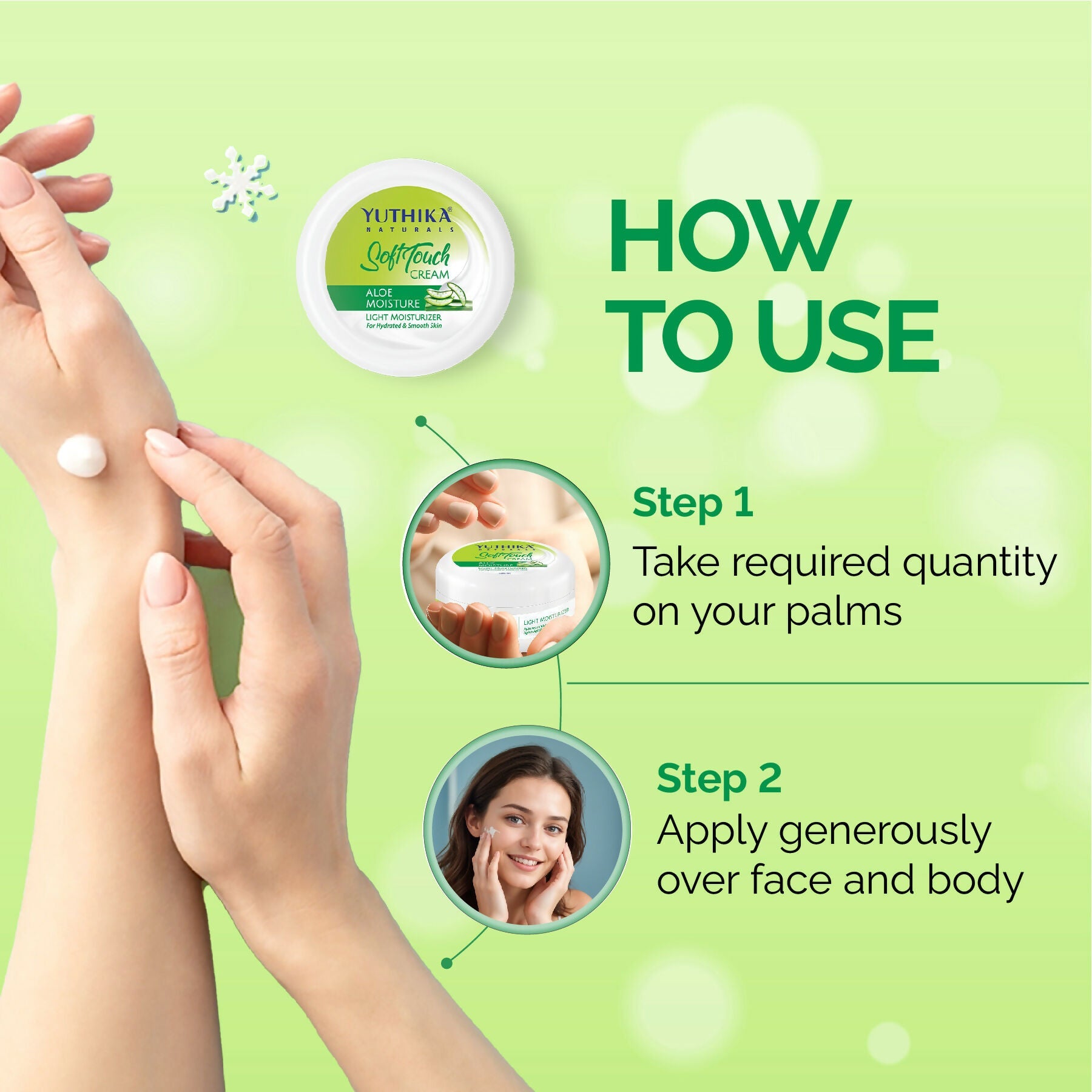 Yuthika Naturals Aloe Moisture Light Moisturizer Cream