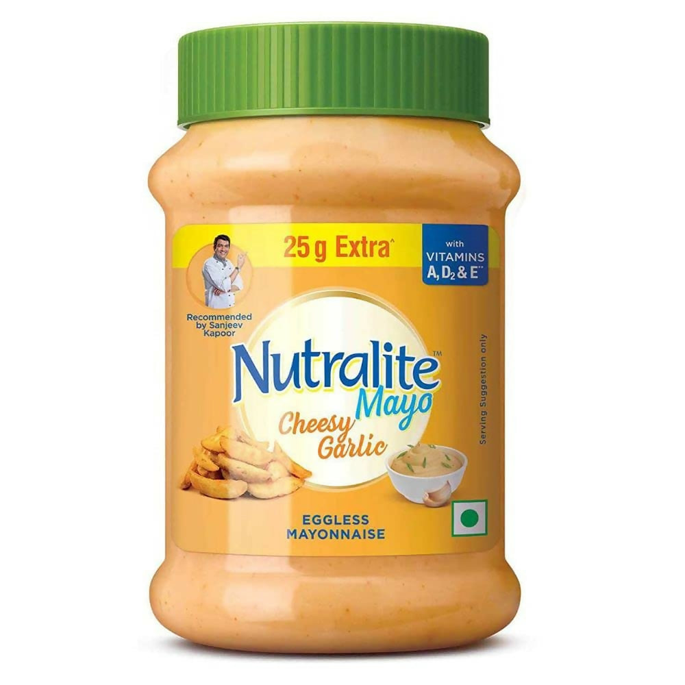 Nutralite Mayo Cheesy Garlic|Eggless Mayonnaise