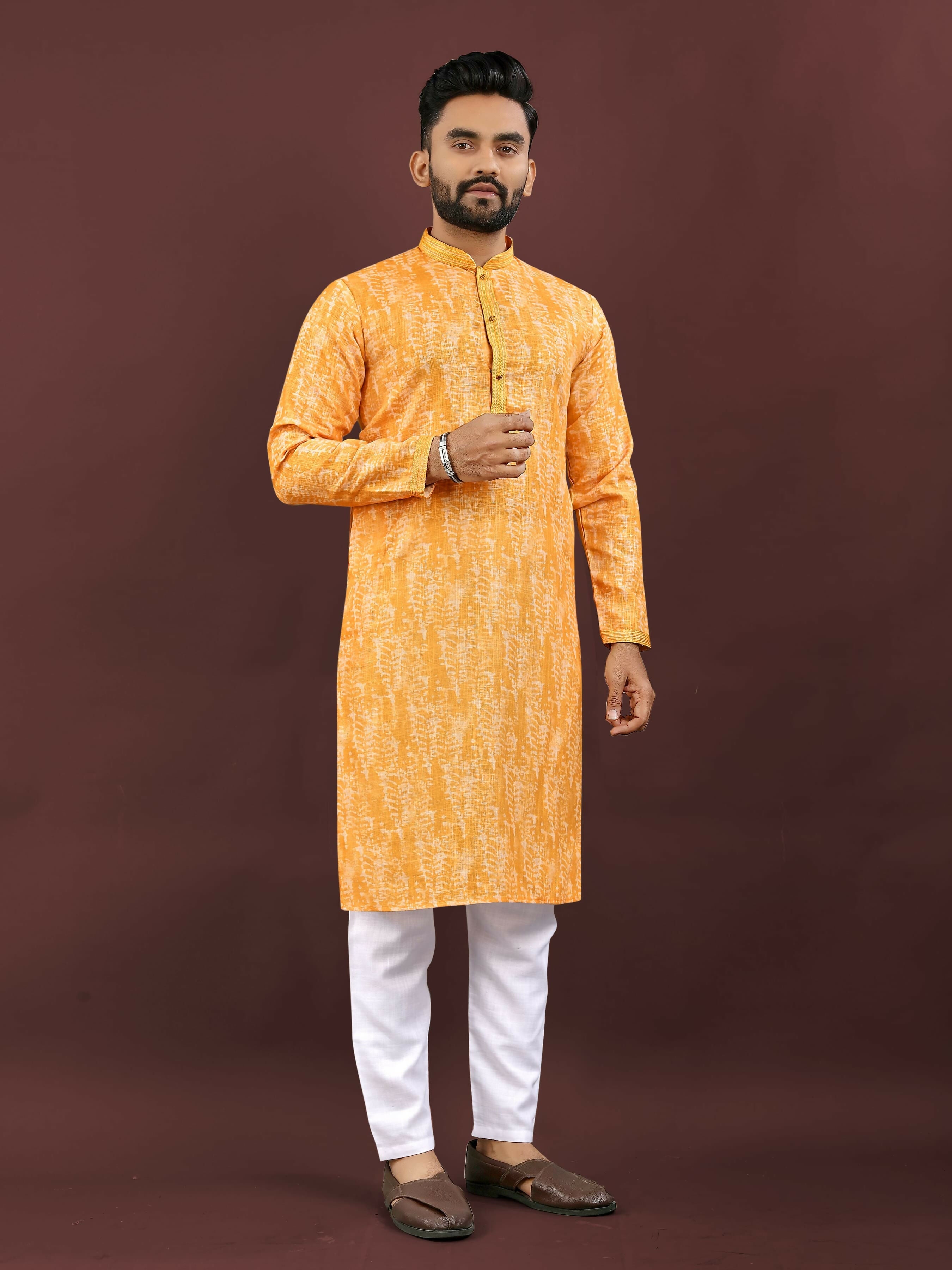 Anaita Yellow Digital Print Kurta