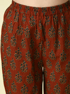 Myshka Women's Multi A-Line Kurta & Trousers