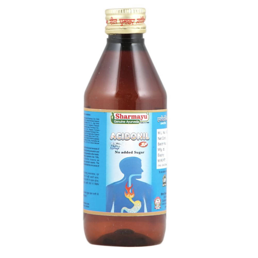 Sharmayu Ayurveda Acidonil Sugar Free Syrup - Distacart