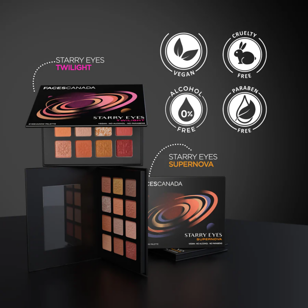 Faces Canada Starry Eyes Eye Shadow Palette - Supernova