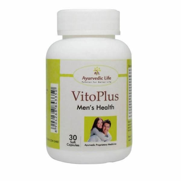 Ayurvedic Life Vito Plus Men's Health Capsules - Distacart