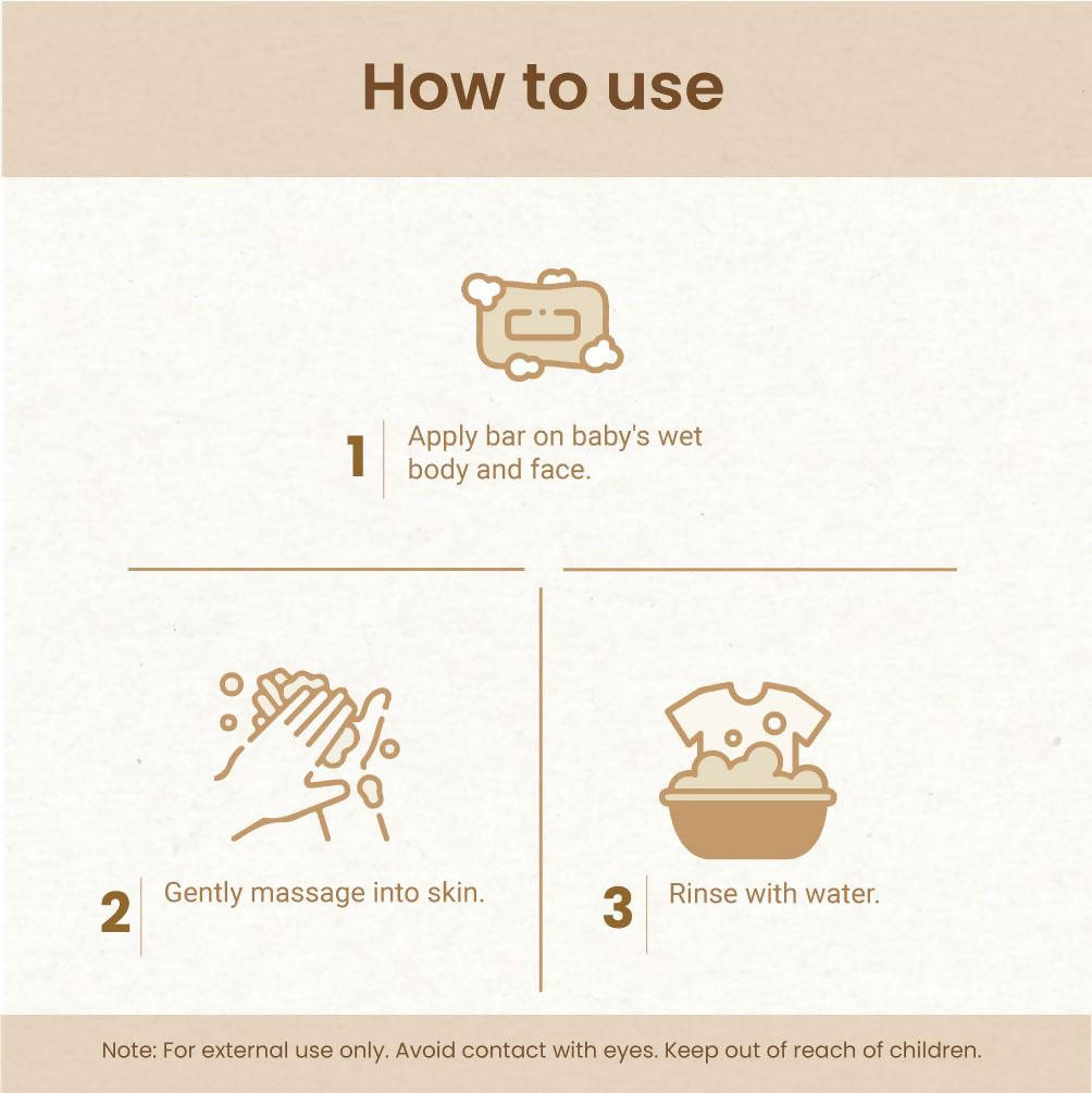 Mother Sparsh Plant Powered Natural Baby Soap (Set of 2)