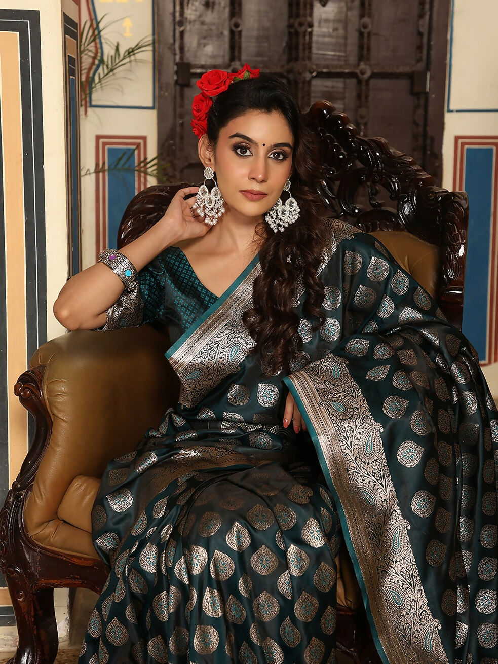 Shree Shyam Fashion Torque Silk Saree - Distacart