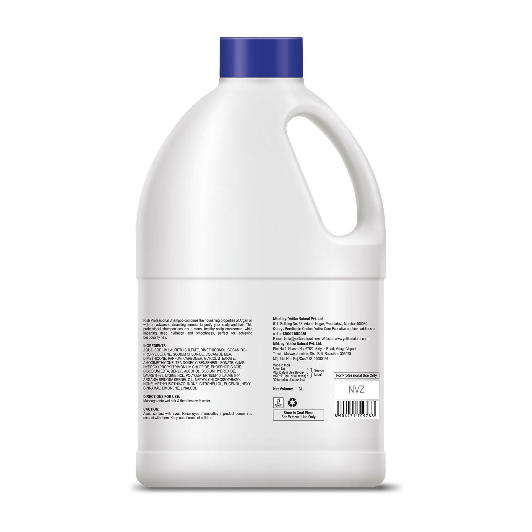 Nish Professional Daily Care Nourishing Shampoo