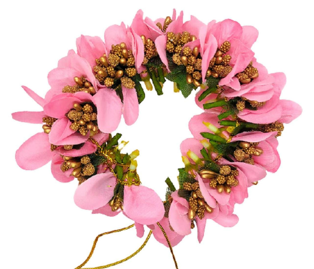 Baby Pink Artificial Orchids Flower Gajra