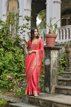 Gajri Kalyani Silk Woven Design Saree - Priyalaxmi