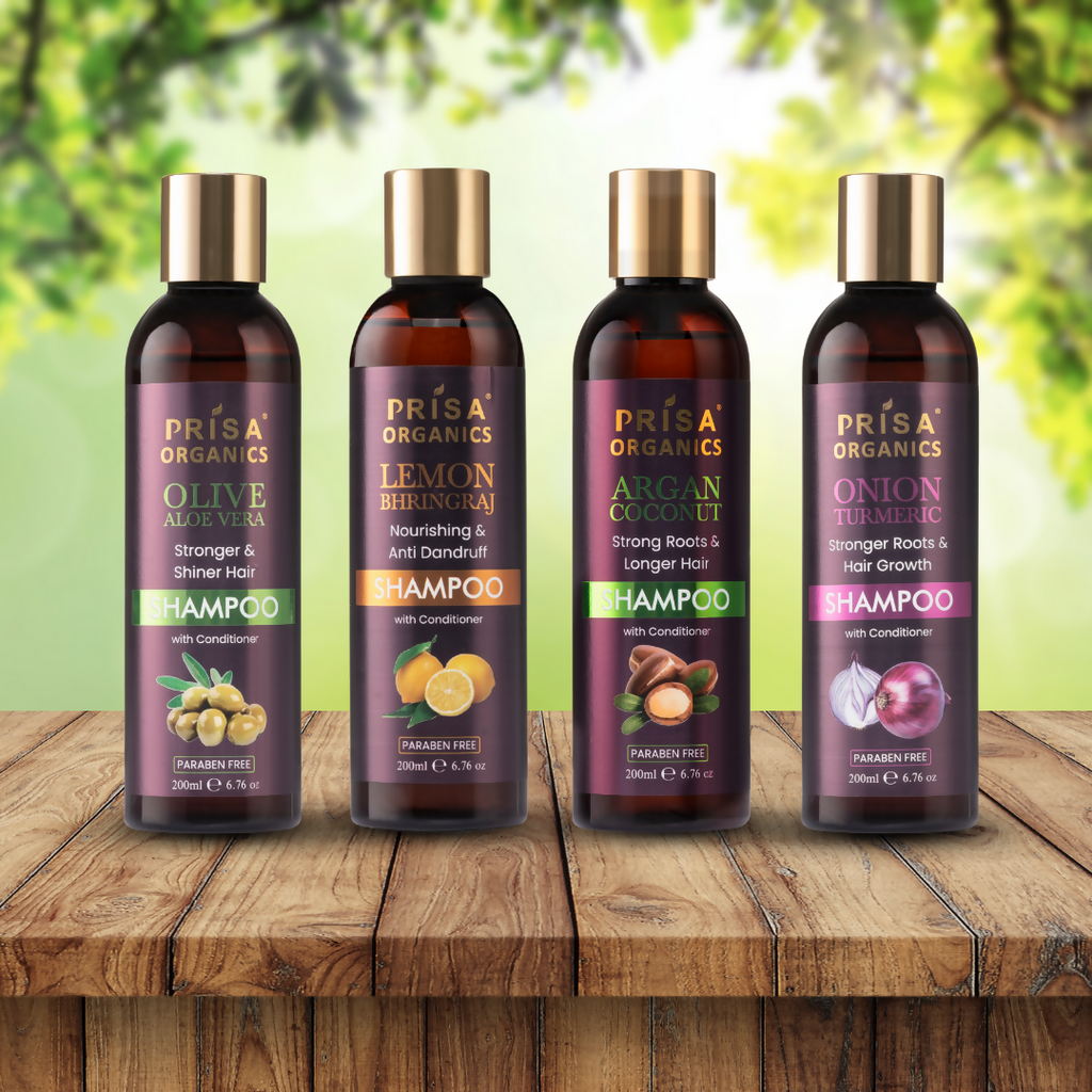 Prisa Organics Onion & Turmeric Shampoo - Distacart
