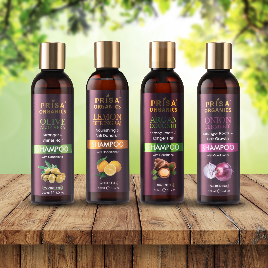 Prisa Organics Onion & Turmeric Shampoo - Distacart