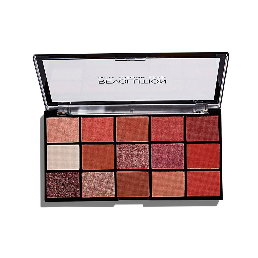 Makeup Revolution Reloaded Eyeshadow Palette-15 Smooth & Rich Shade-High Pay Off Formula - Newtrals 2 - Distacart