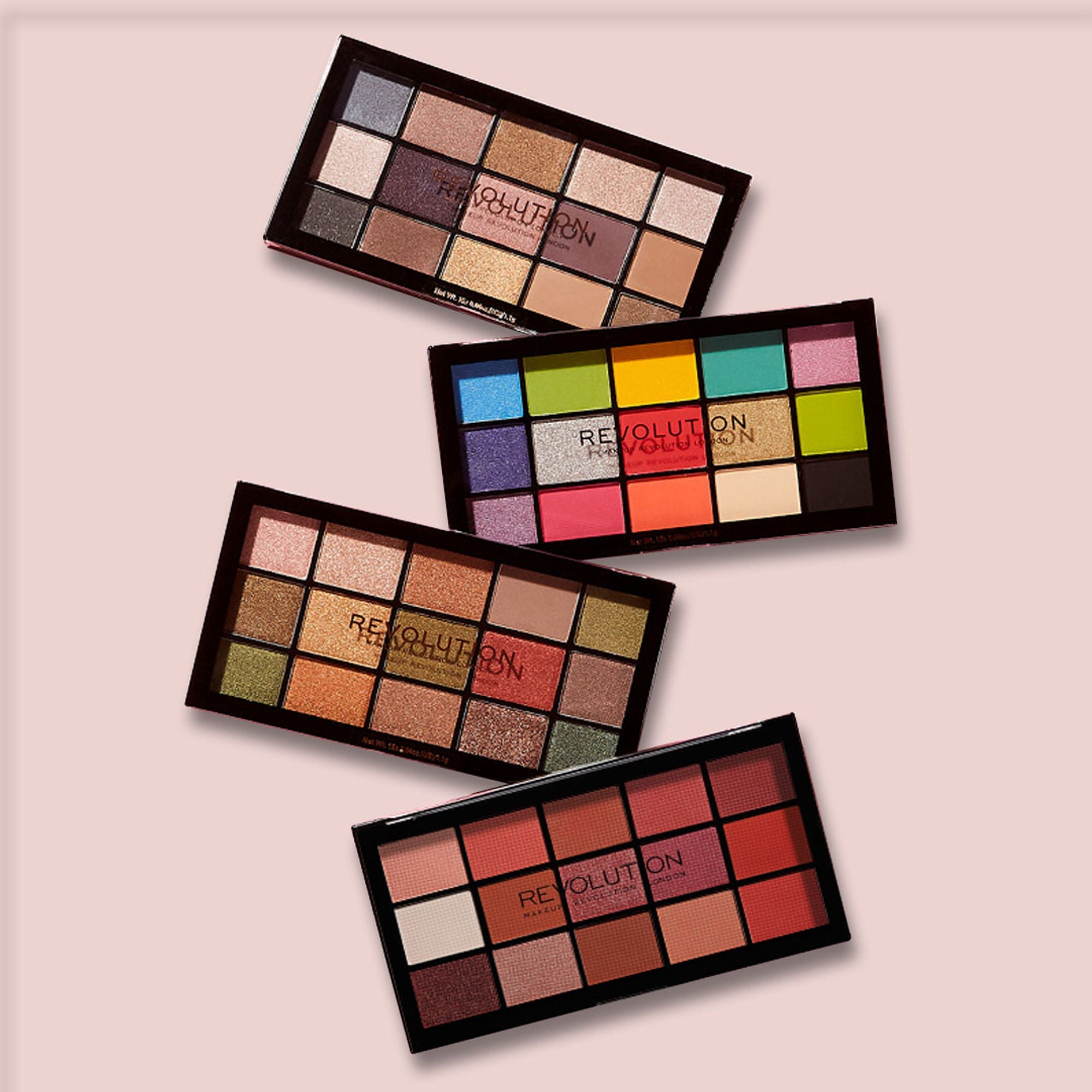 Makeup Revolution Reloaded Eyeshadow Palette-15 Smooth & Rich Shade-High Pay Off Formula - Newtrals 2 - Distacart