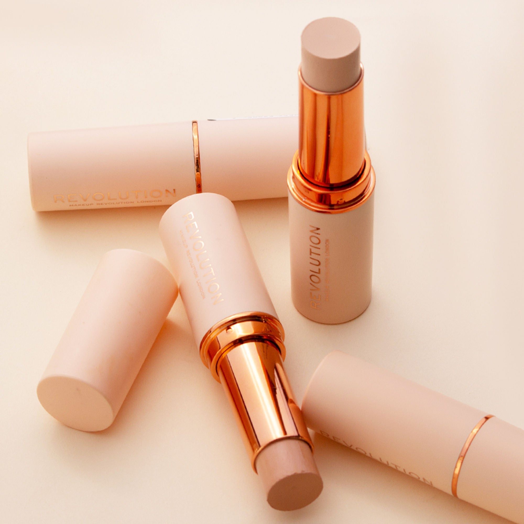 Makeup Revolution Fast Base Stick Foundation - F12 - Distacart