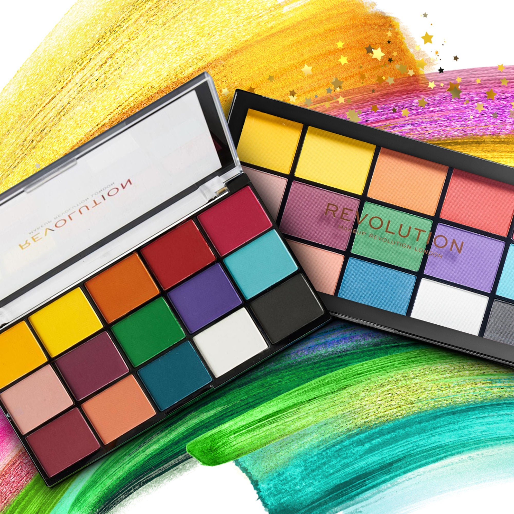 Makeup Revolution Reloaded Eyeshadow Palette-15 Smooth & Rich Shade-High Pay Off Formula - Marvellous Mattes - Distacart