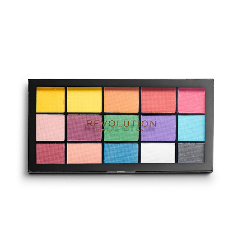 Makeup Revolution Reloaded Eyeshadow Palette-15 Smooth & Rich Shade-High Pay Off Formula - Marvellous Mattes - Distacart