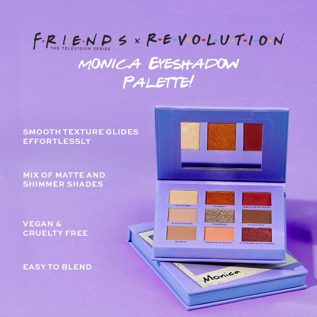 Makeup Revolution X Friends Palette - Monica - Distacart