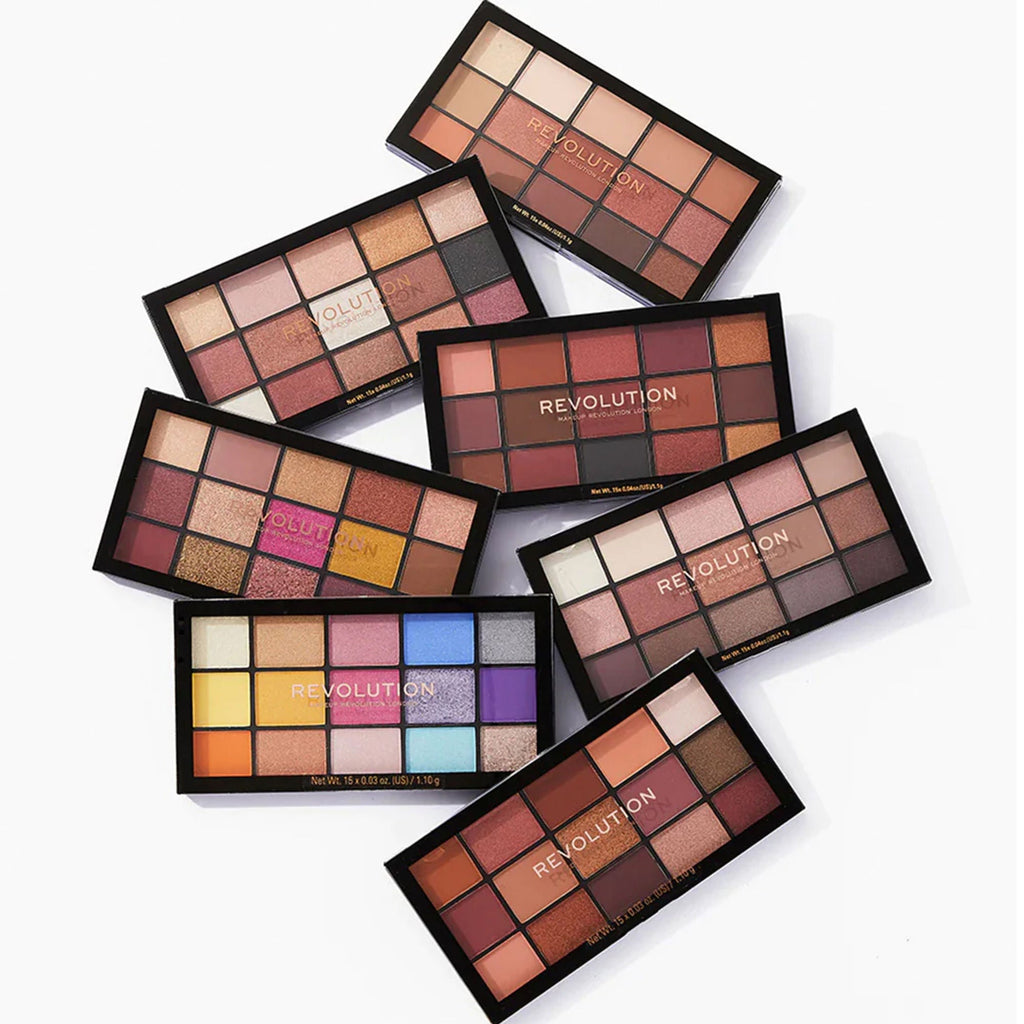 Makeup Revolution Reloaded Eyeshadow Palette 15 Smooth & Rich Shade-High Pay Off Formula - Hypnotic
