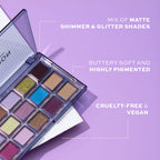 Makeup Revolution Reflective Eyeshadow Palette - Ultra Violet - Distacart