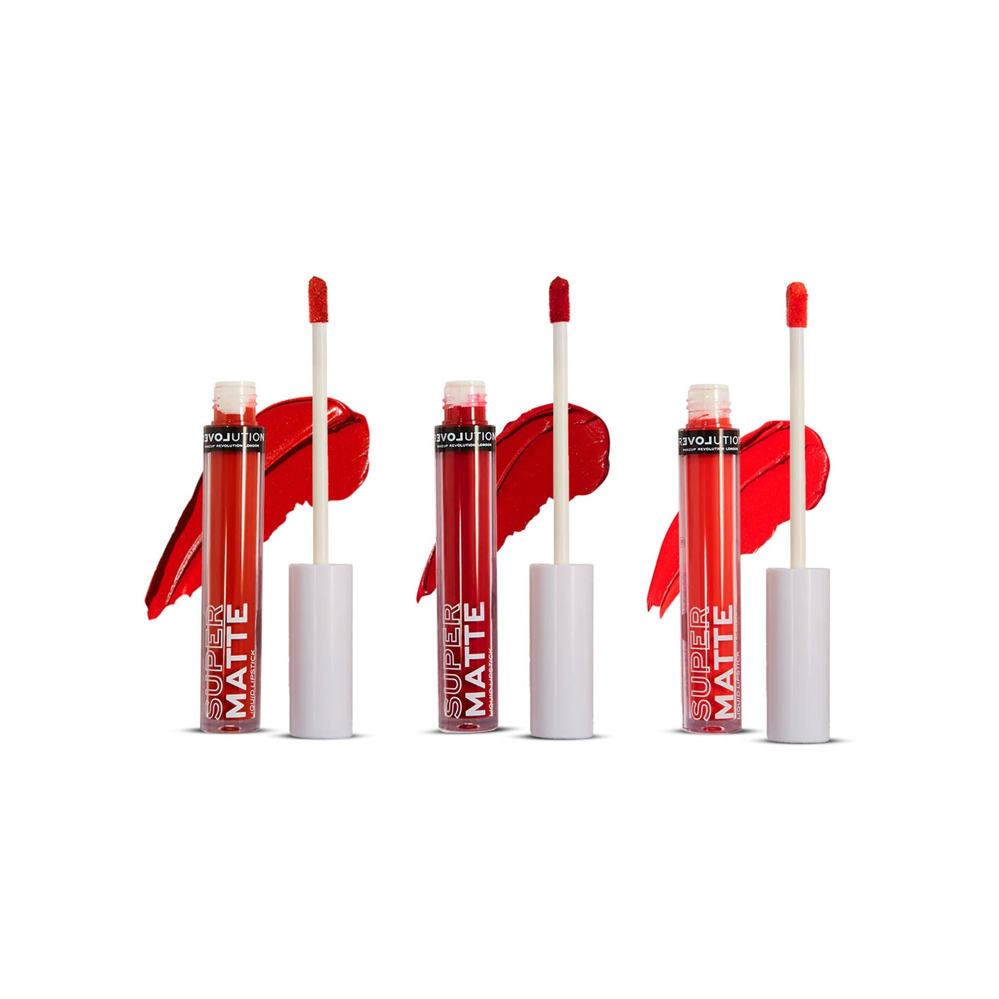 Makeup Revolution Relove Supermatte Liquid Lip Set - Heat