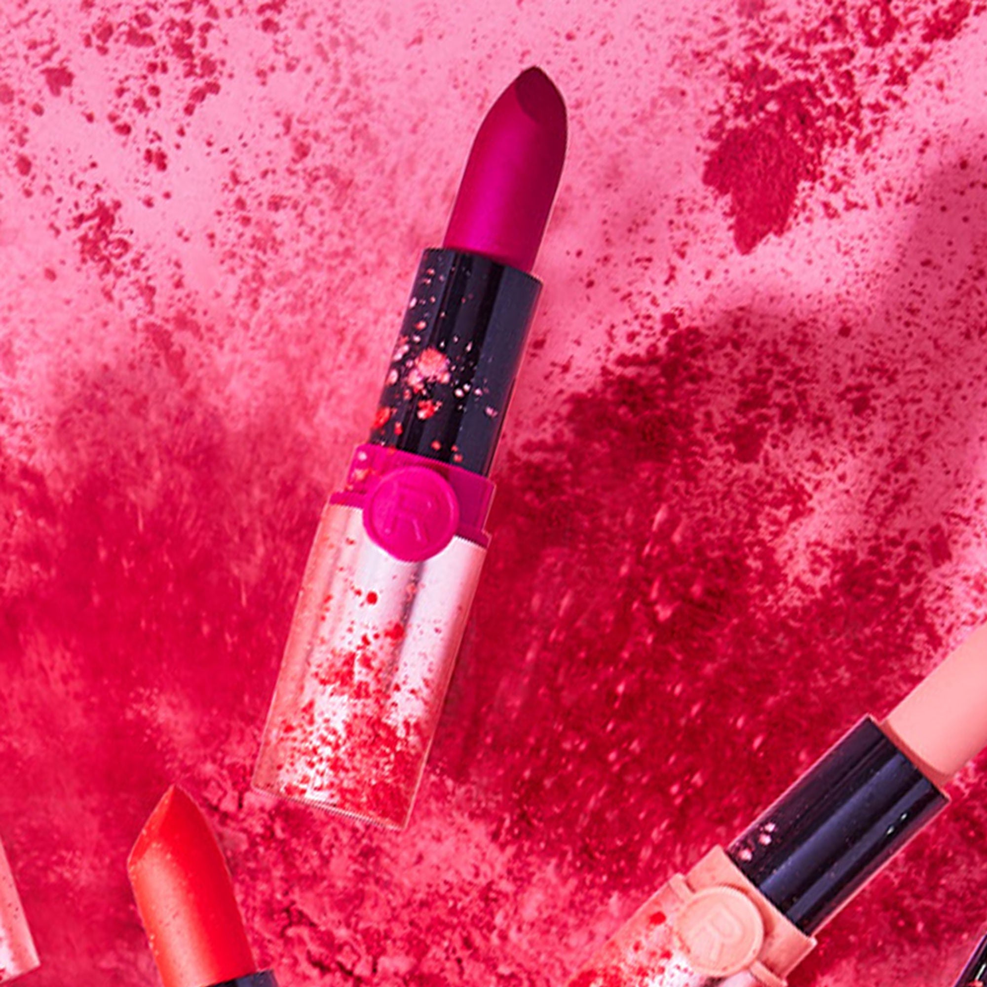 Revolution Powder Matte Lipstick - Lust - Distacart