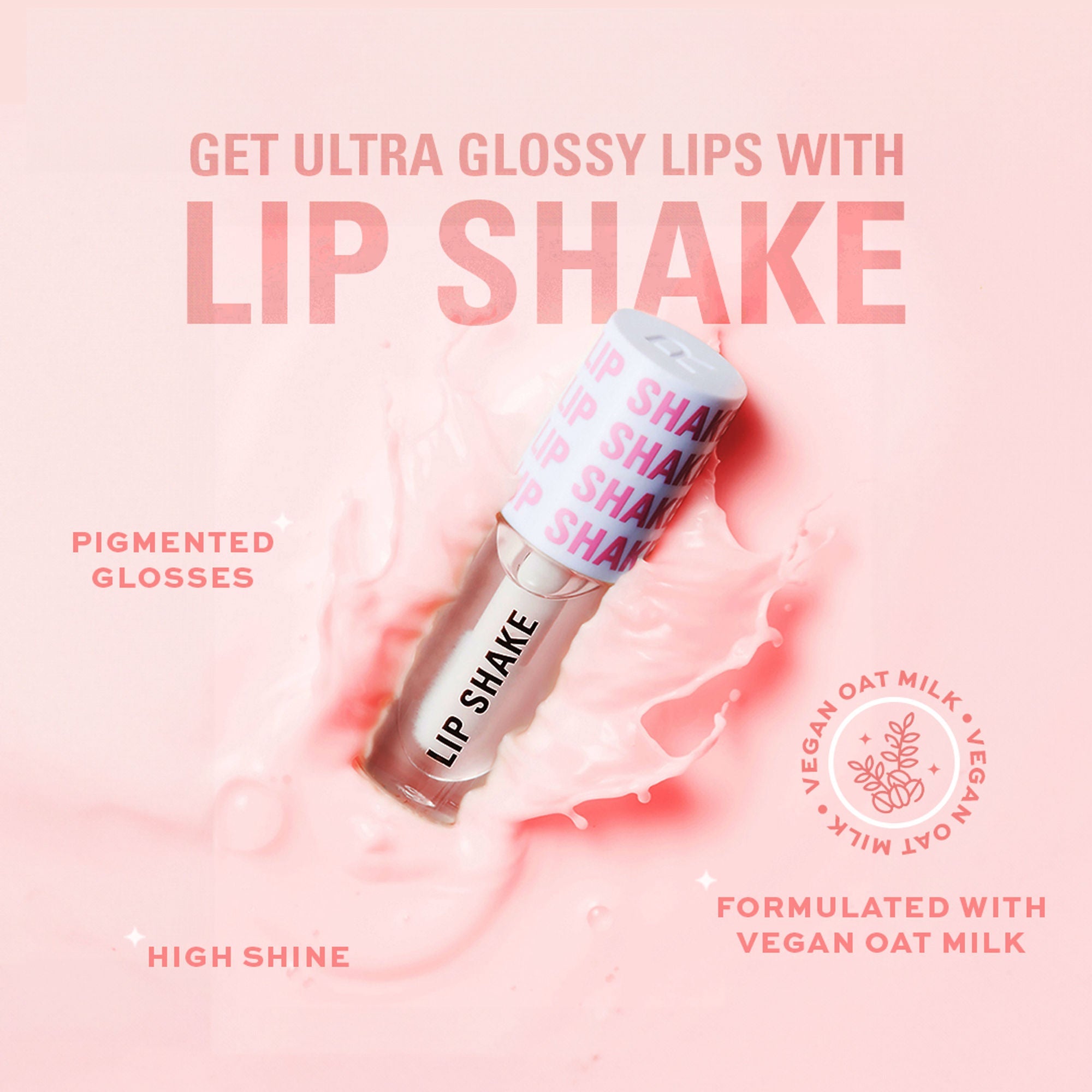 Makeup Revolution Lip Shake - Clear Sprinkles - Distacart
