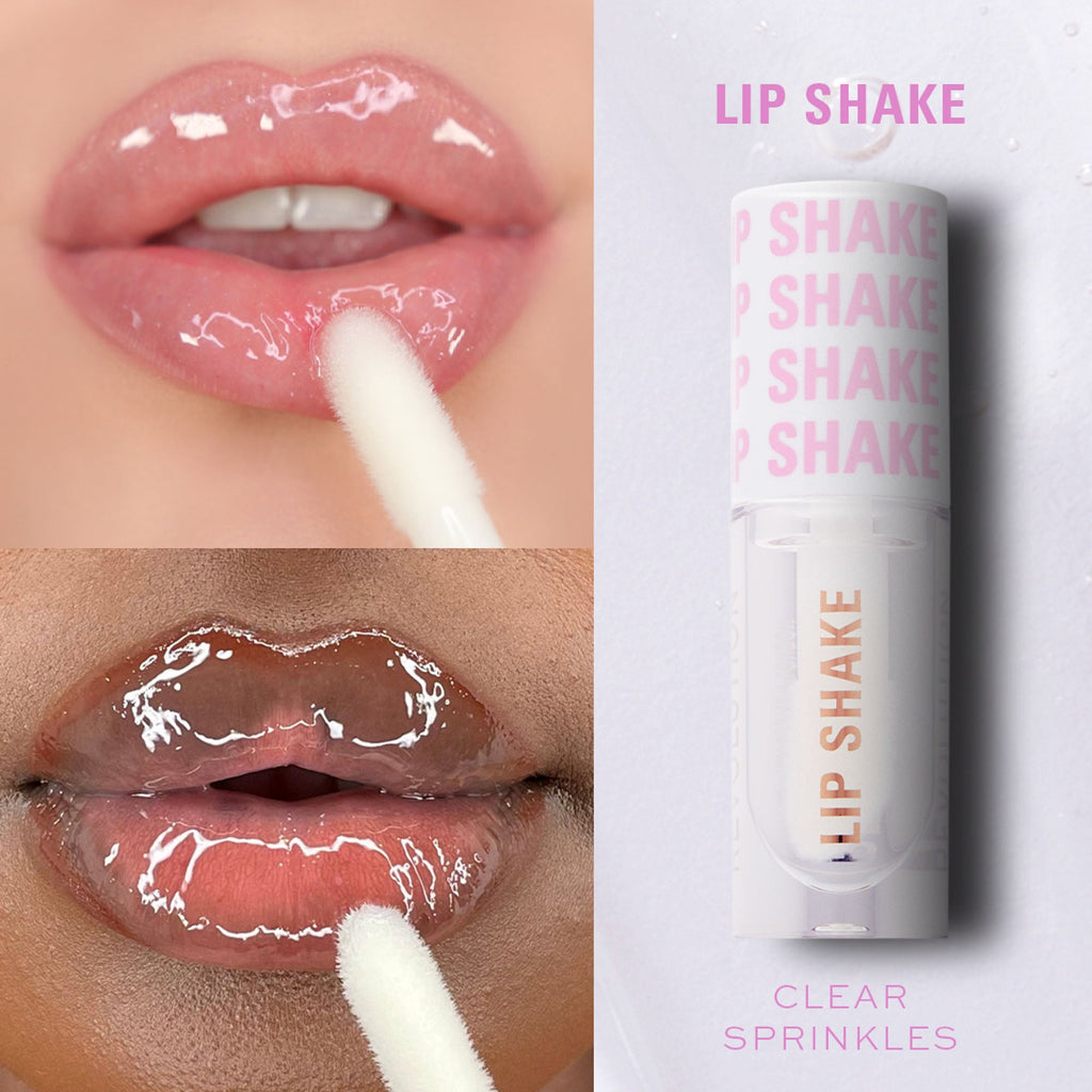 Makeup Revolution Lip Shake - Clear Sprinkles - Distacart
