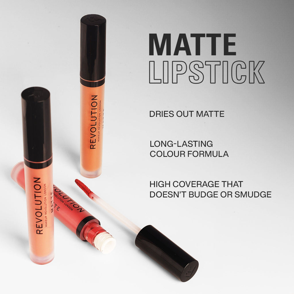 Makeup Revolution Matte Lipstick - Chauffeur 110 - Distacart