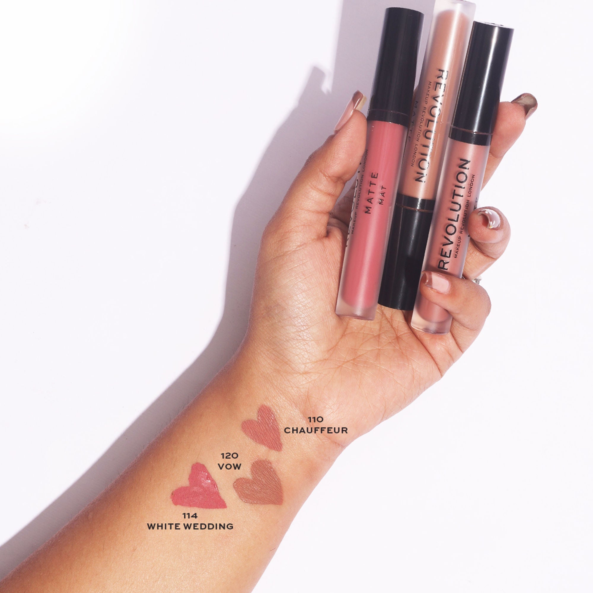 Makeup Revolution Matte Lipstick - Chauffeur 110 - Distacart