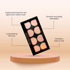 Makeup Revolution Ultra Blush and Contour Palette - Hot Spice - Distacart