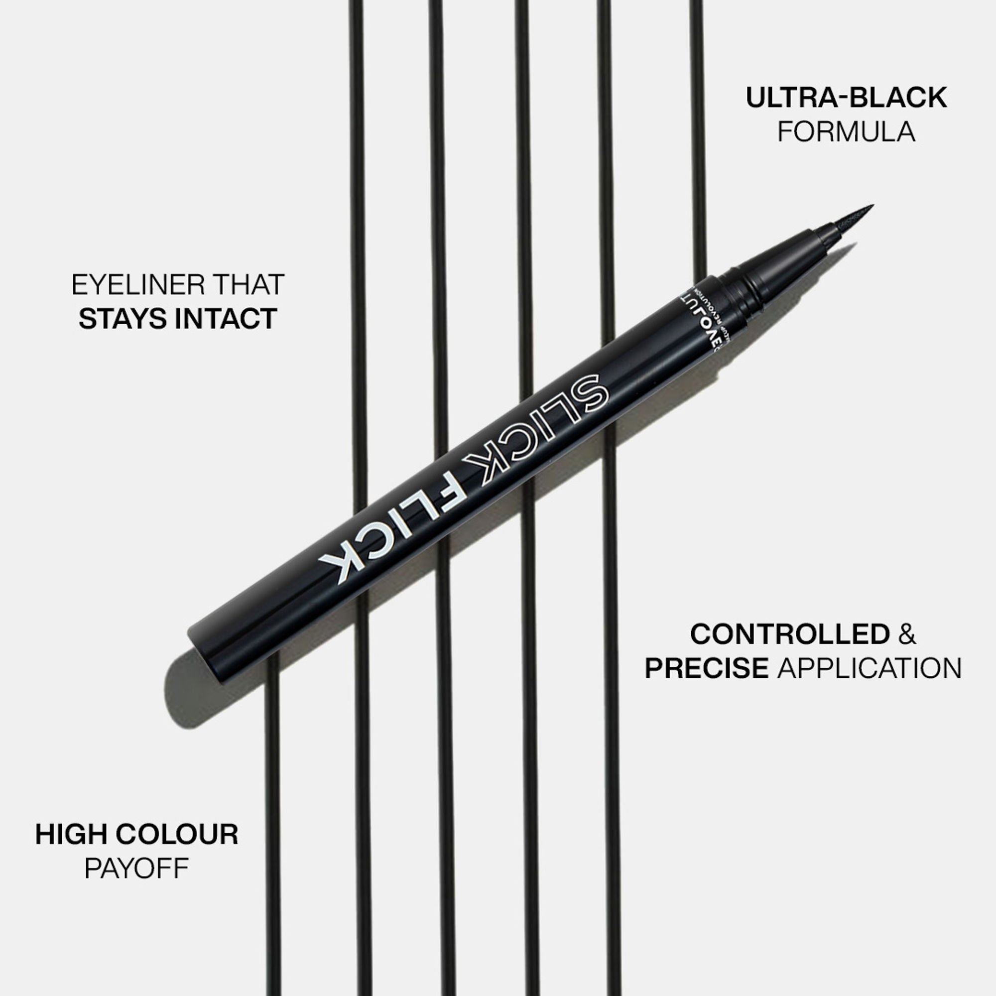 Relove Slick Flick Eyeliner Black - Distacart