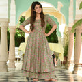 PartyWear Designer Light Sea Green Pure Maslin Palazzo Suit - Anbazaar - Distacart