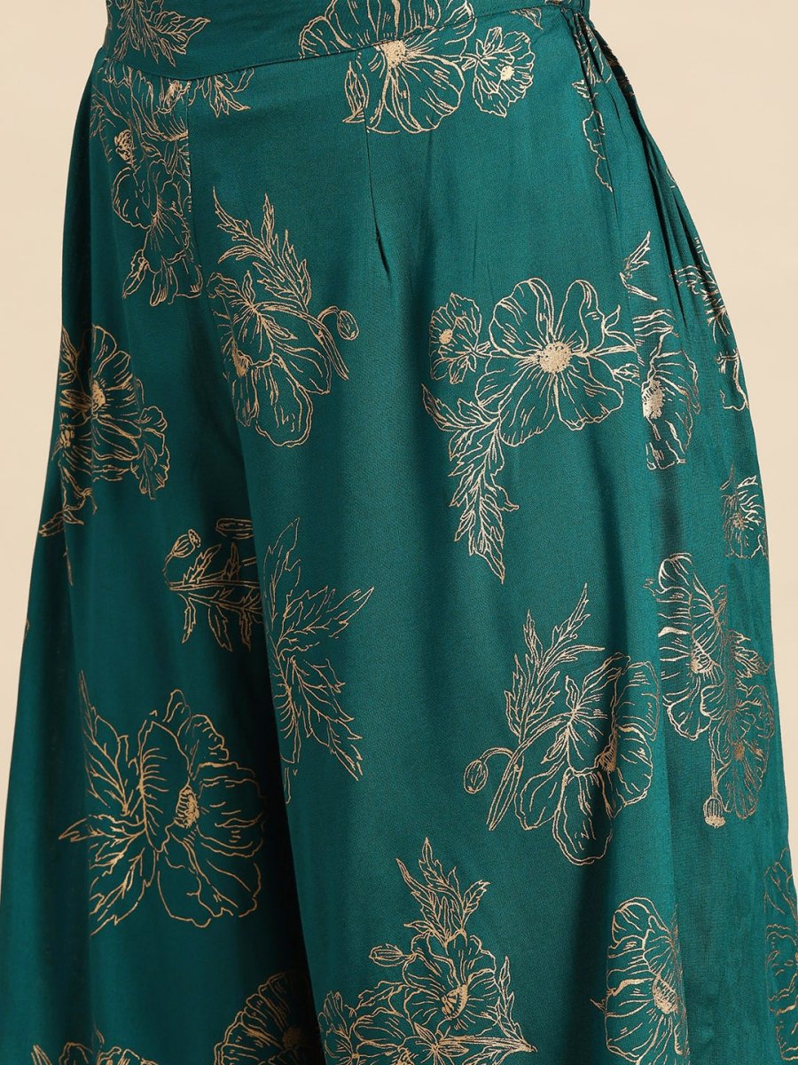 All About You Ethnic Motifs Printed Kurta with Palazzos