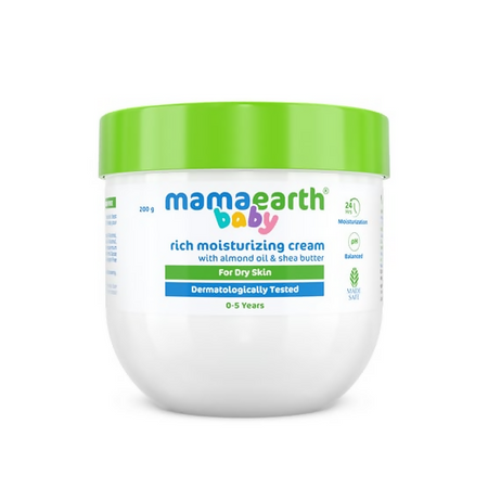 Mamaearth Baby Rich Moisturizing Cream With Almond Oil & Shea Butter