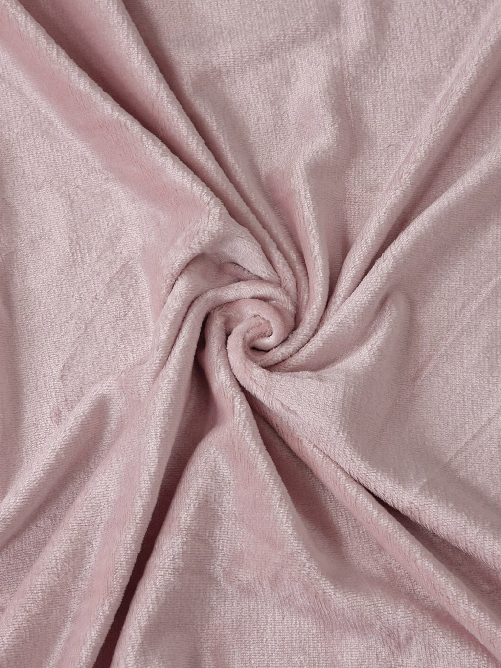 KLOTTHE Pink Woolen 300TC King Bedsheet Fitted Bedsheet With 2 Pillow Covers