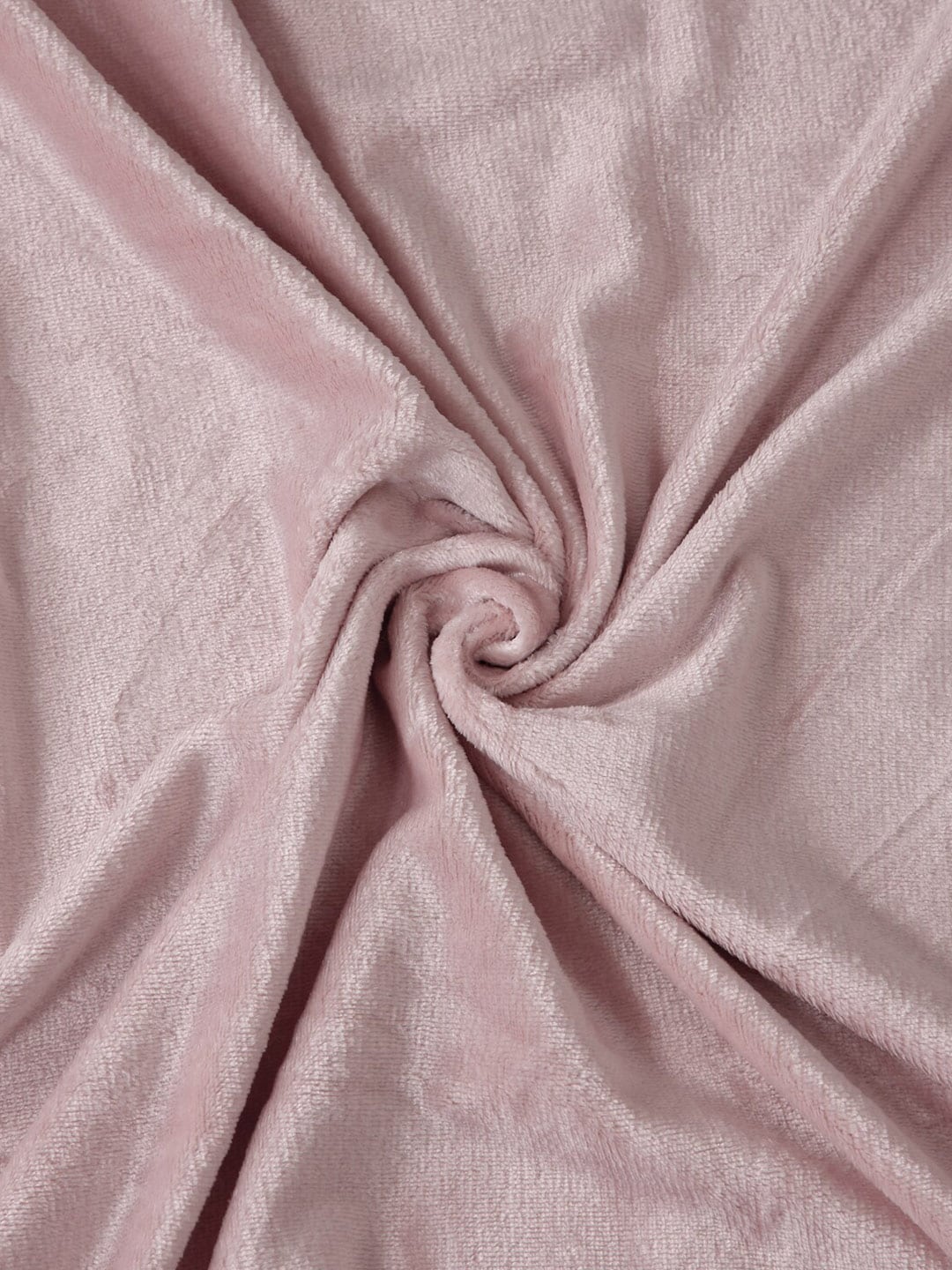 KLOTTHE Pink Woolen 300TC King Bedsheet Fitted Bedsheet With 2 Pillow Covers