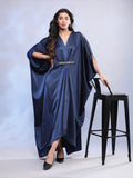 BohoJazz Dark Night Drape Cowl Kaftan - Distacart