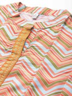Ahalyaa Women's Traditional wear Ethnic Dress - Multi Color - Distacart