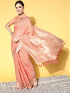 Saree Mall Ethnic Motifs With Woven Design Border Saree - Distacart