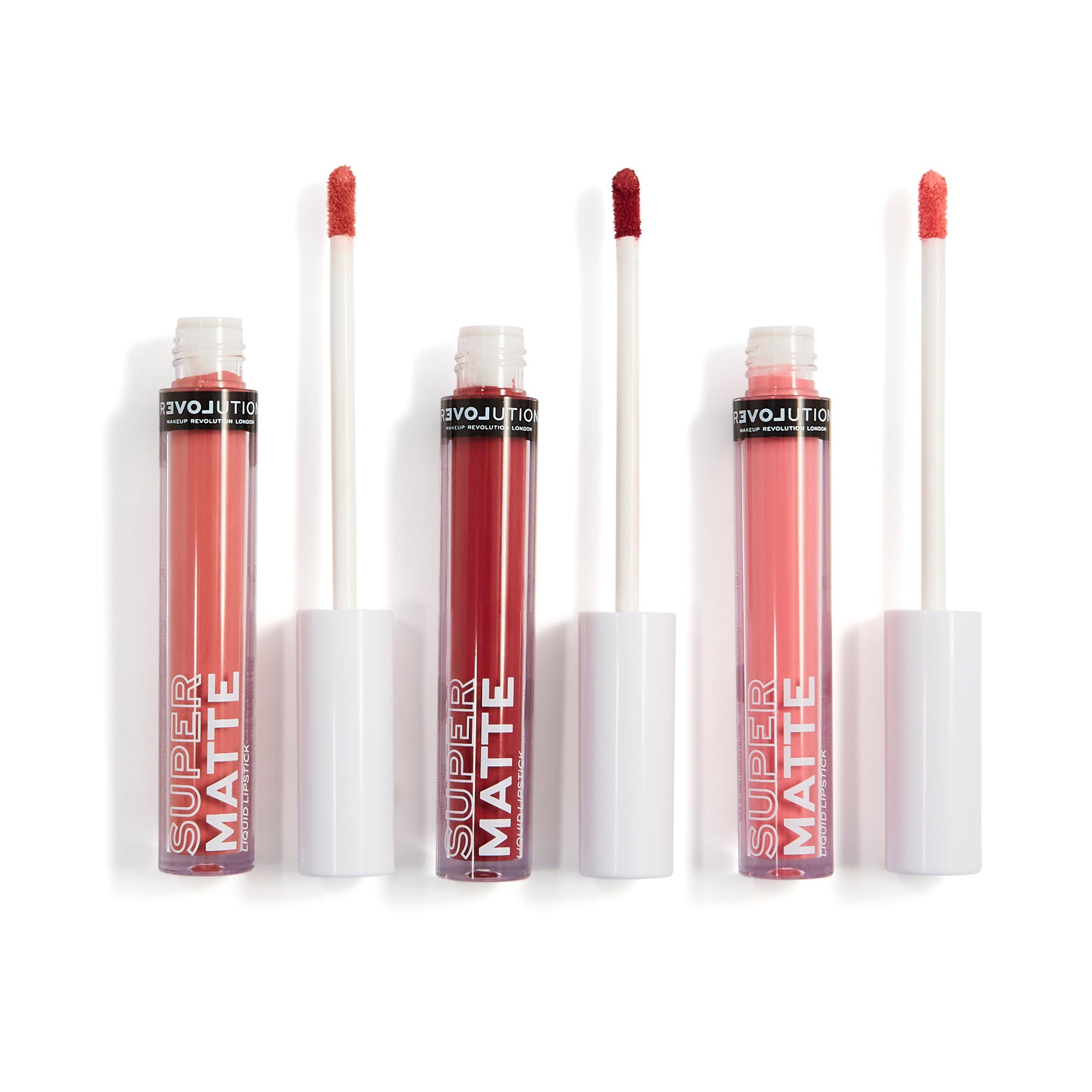 Makeup Revolution Relove Supermatte Liquid Lip Set - Kiss - Distacart