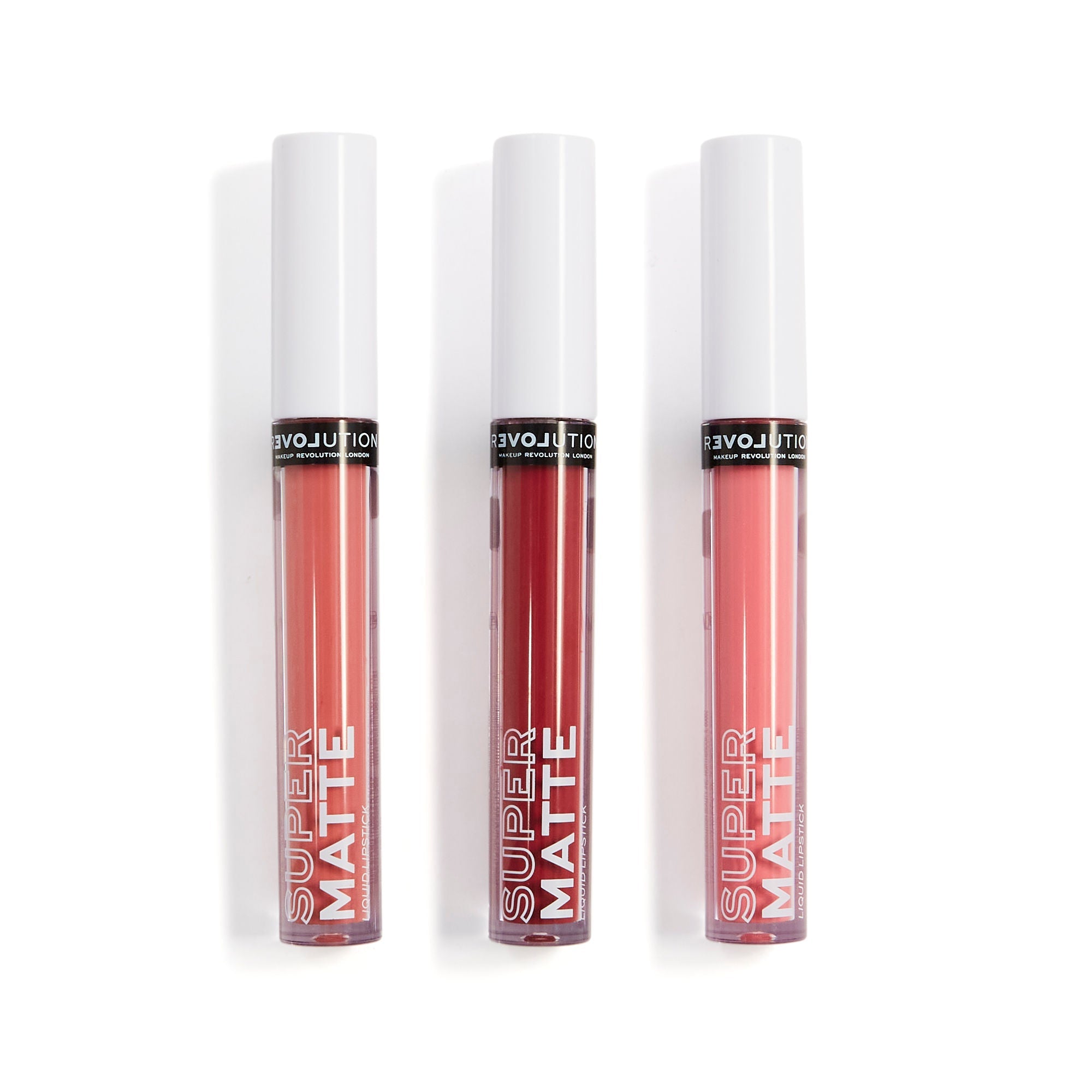 Makeup Revolution Relove Supermatte Liquid Lip Set - Kiss - Distacart