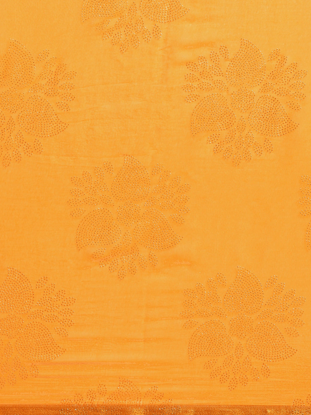 Saree Mall Mustard Yellow & Gold Printed Saree - Distacart