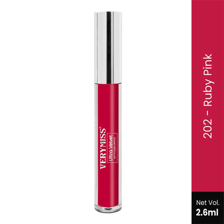 VERYMISS Ultra Velvet Matte Liquid Lipstick - 202 Ruby Pink