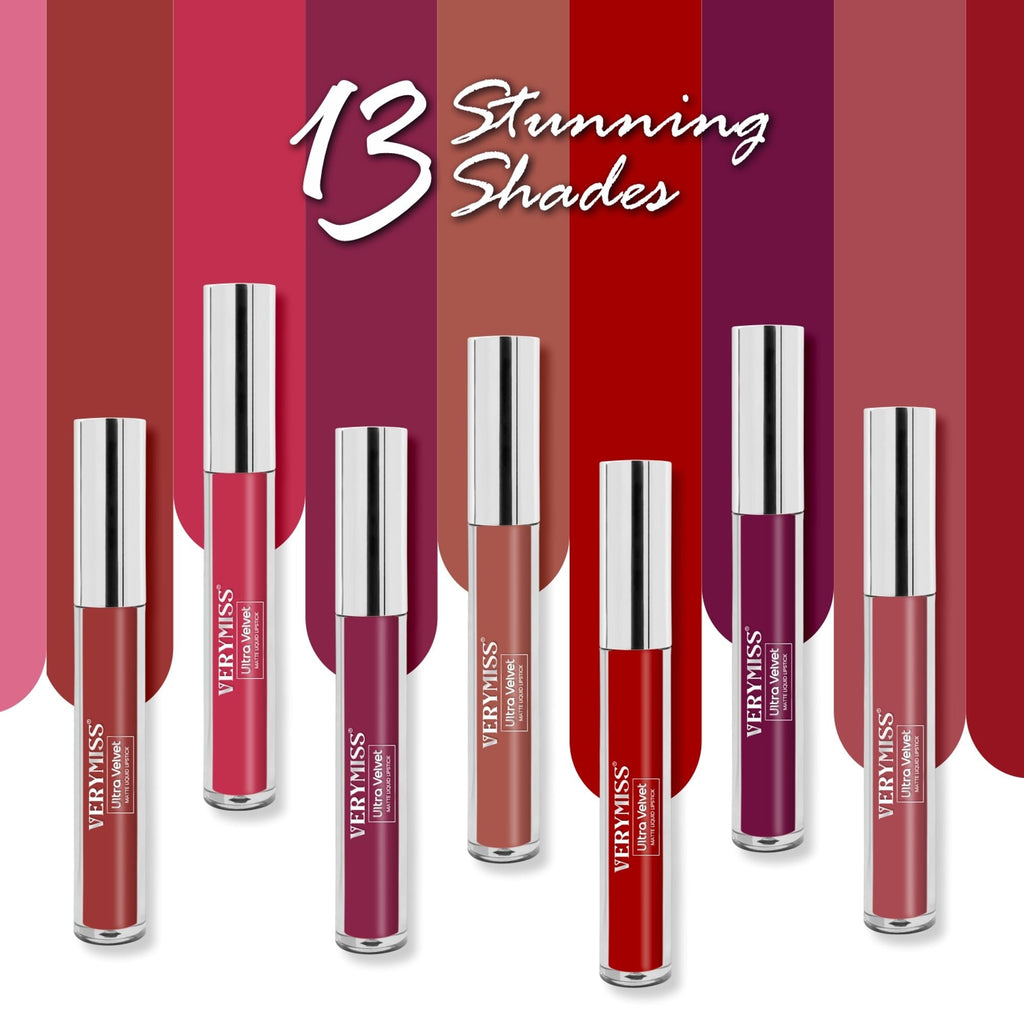 VERYMISS Ultra Velvet Matte Liquid Lipstick - 202 Ruby Pink