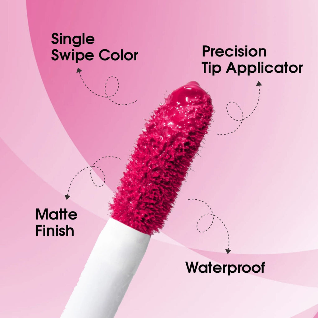 VERYMISS Ultra Velvet Matte Liquid Lipstick - 202 Ruby Pink